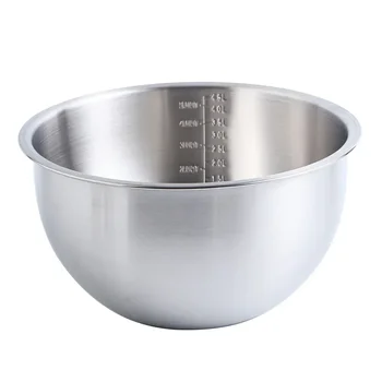 304 Stainless Steel Mixing & Soup Bowls Set – 3 Sizes, Heat-Resistant 1