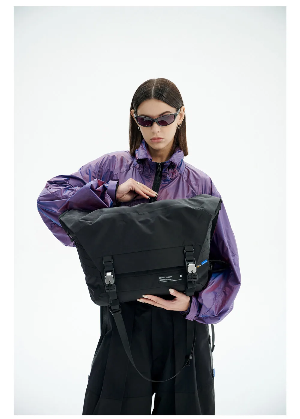 Reindee Lusion 24ss Waterproof cd material shoulder bag set molle pad modul expansion accessories techwear