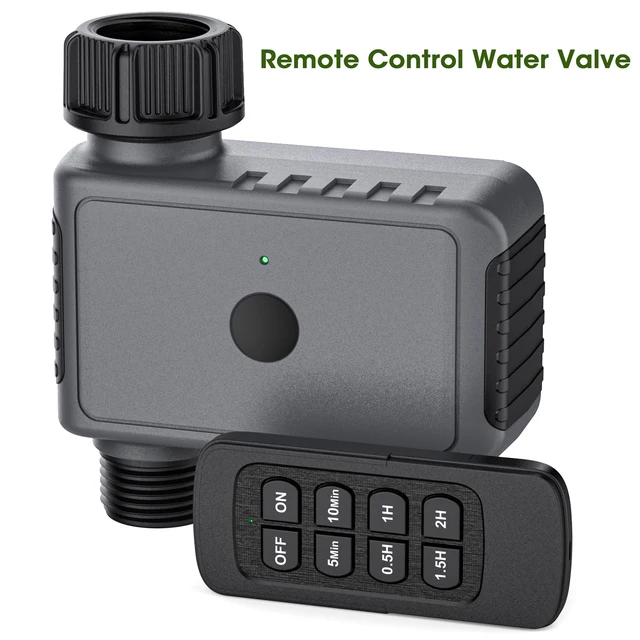 Smart Remote Control Water Timer 1-Outlet Intelligent Garden Sprinkler Irrigation System Outdoor Automatic Watering Timer 1