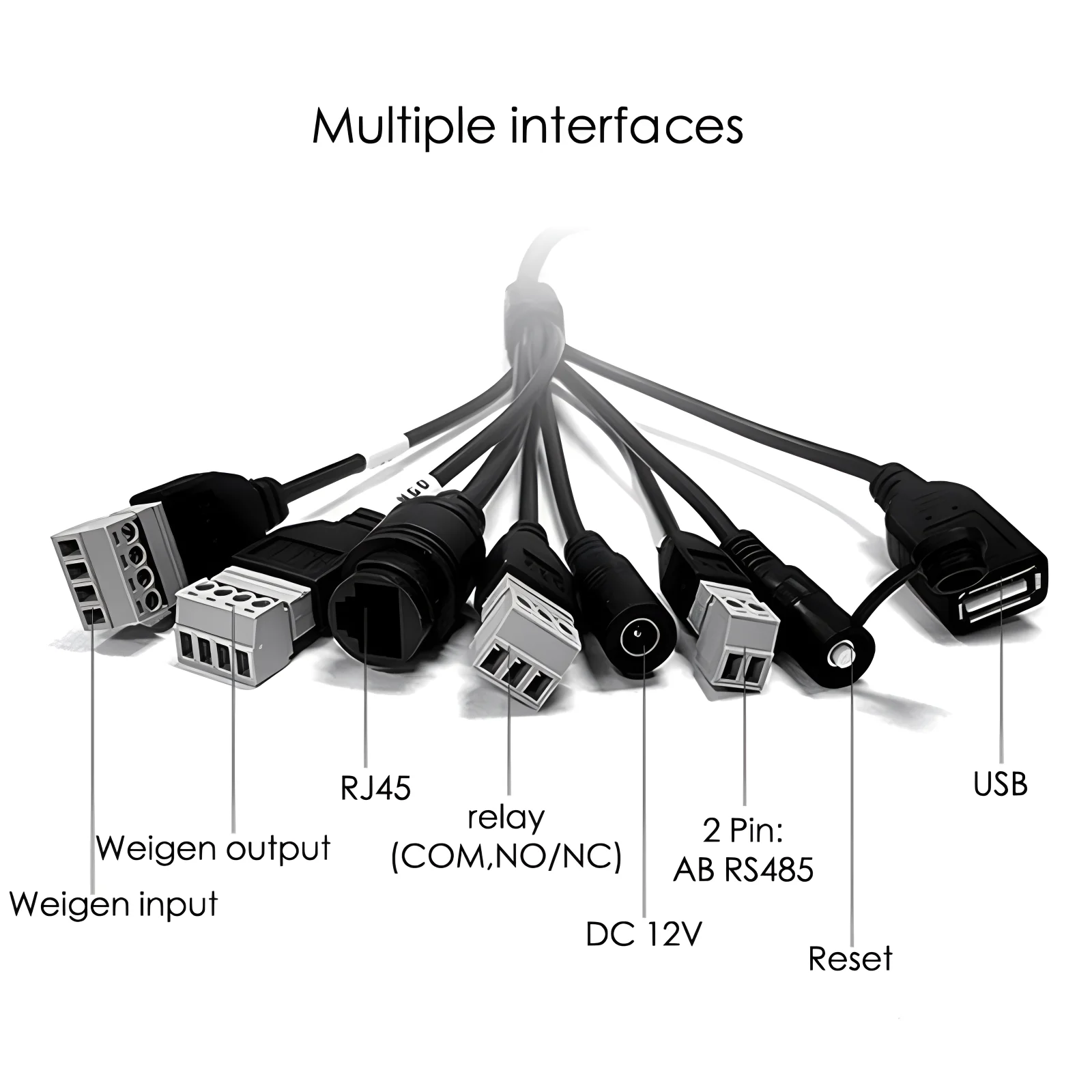 8-inch 2MP HD Binocular Face Recognition Attendance Access Control Linux OS 30000 Users Http Protocol RJ45 TCP/IP Wiegand Output