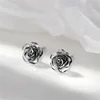 1Pair Trendy Rose Earrings Ear Stud Earrings For Women Girls Wedding Party New Fine Jewelry Gift 1