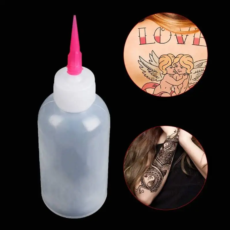 5pcs 50CC Art Bottle Plastic Needle Tip Applicator Condiment Sauce Dispenser Glue Squeeze Bottle for Liquid Oil Craft Painting
