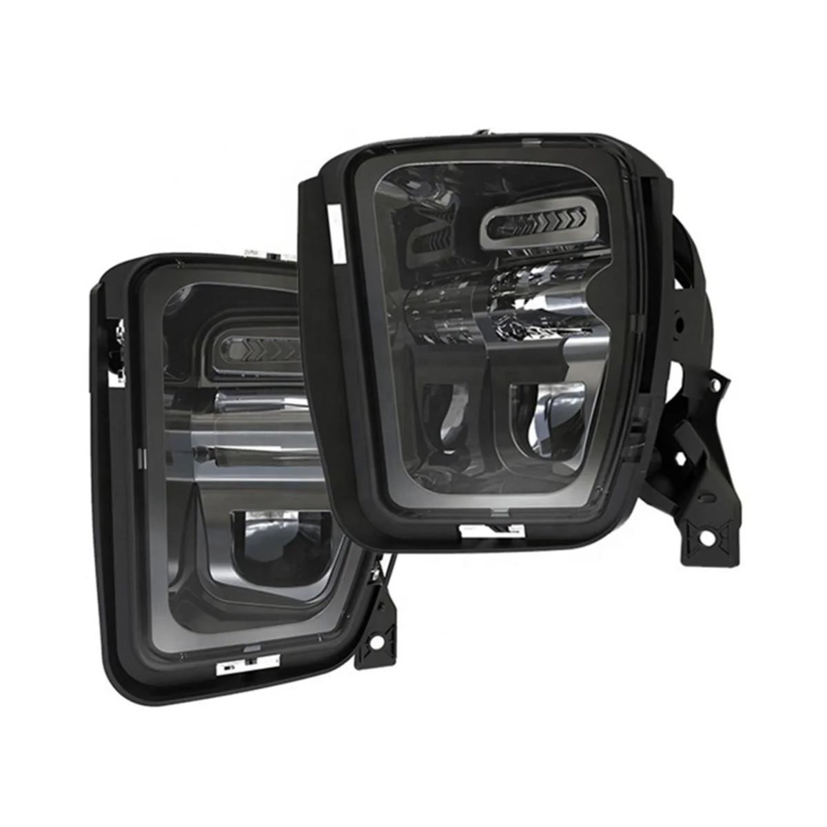 

Фонари Противотуманные женские черные для Dodge Ram 1500 2013-2018, 68104821AC, 68104820AC, 2 шт.