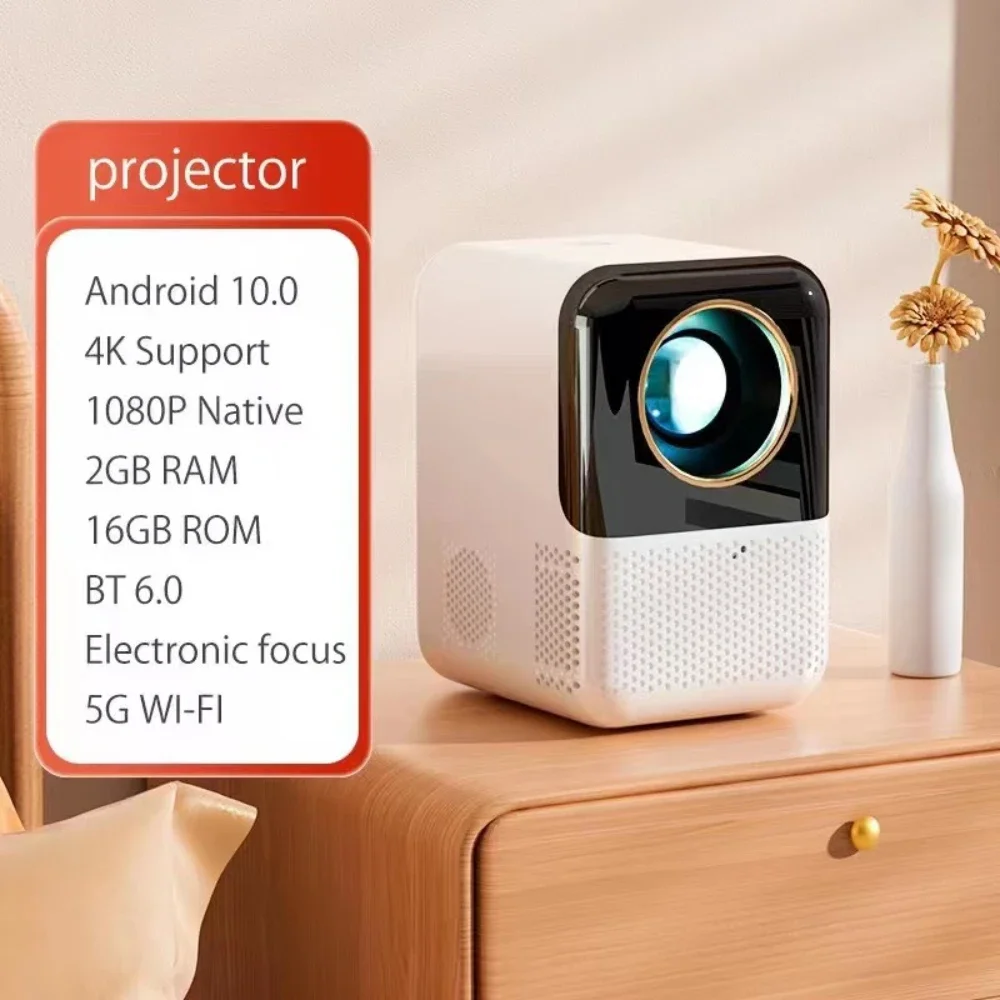 X10 mini Projector 4K LED HD Projector Home Theater Portable projector 1280*720p Android 10.0 BT5.1 260 lumens 4k 55W