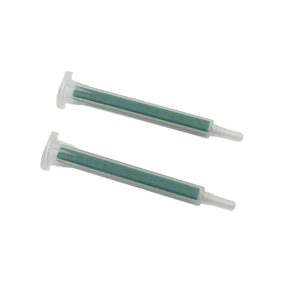 Adhesive Guns AB Mixing Hose Tapes Tips 16 Knots Cartridges Adhesive Glue Mixing Nozzles Ratio 50pcs/set