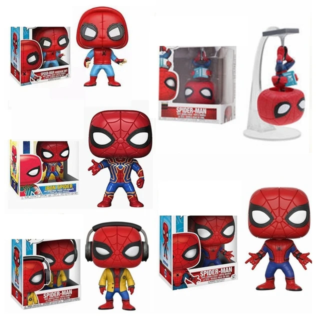 Funko de acción de Spiderman para niños, juguetes coleccionables de PVC, regalos de Navidad, Homecoming _ - AliExpress Mobile