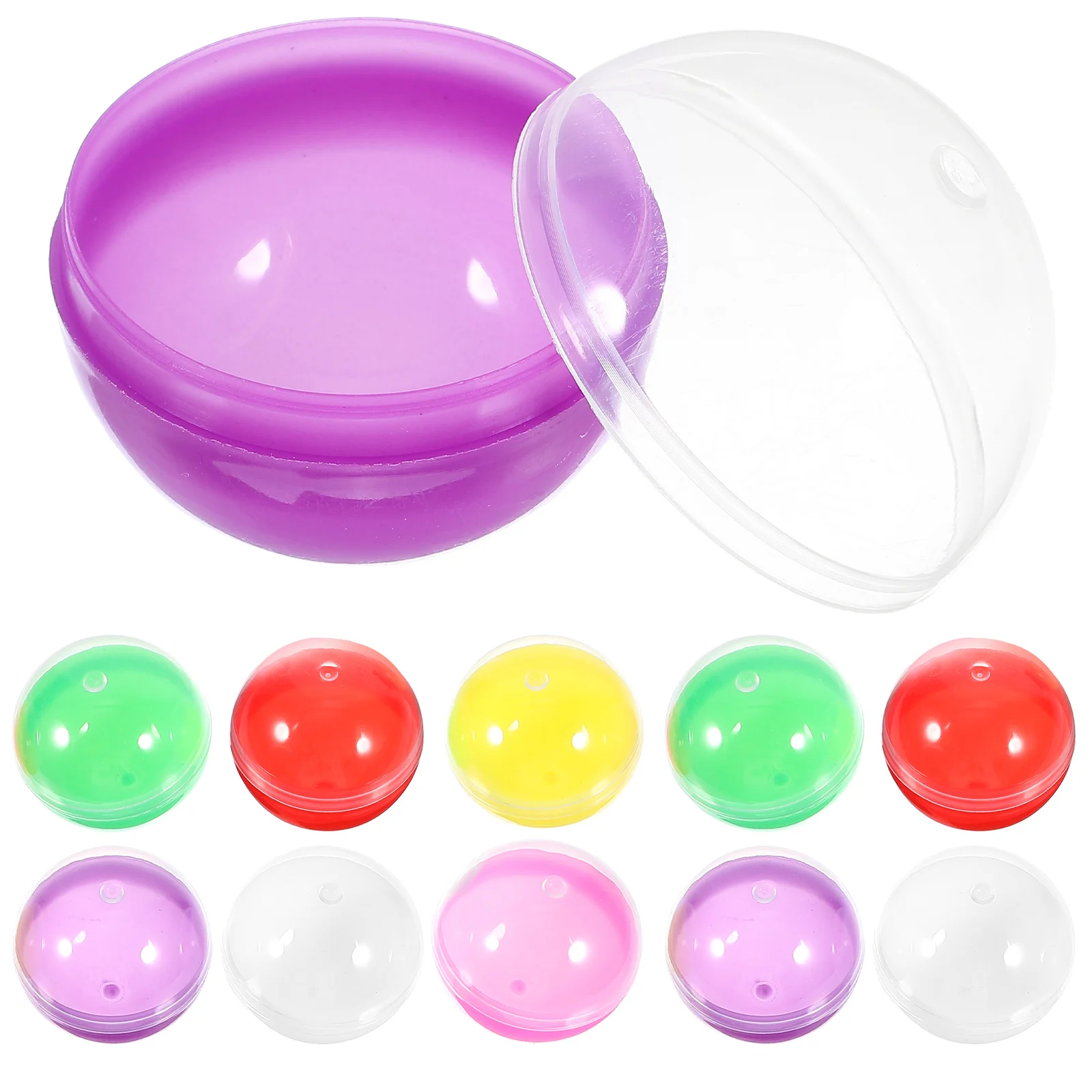 

28mm Plastic Fillable Balls Openable Storage Packing Balls Funny Colored DIY Balls Colorful Balls Multi-use Twisted Balls