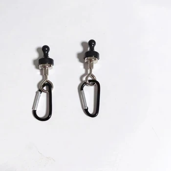 2pcs magnet hook, outdoor hanging buckle, courtyard tent holder, camping light hook, canopy quick hook, rotating hook