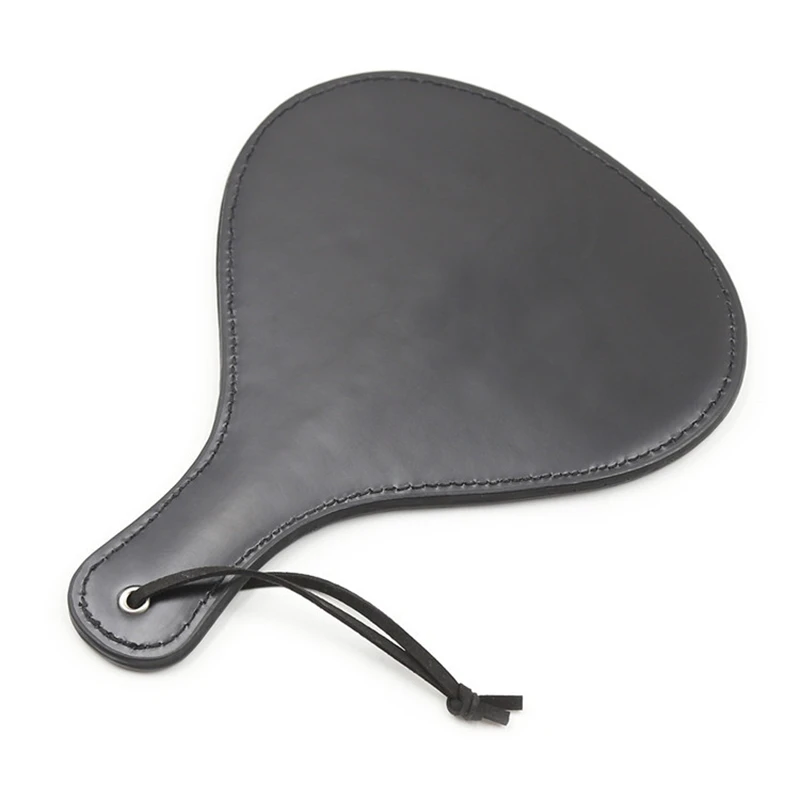 Round PU Leather Spank Horse Whip Flog Paddle for Horse Training Crop Equestrian Riding Bat Equipment 23CM