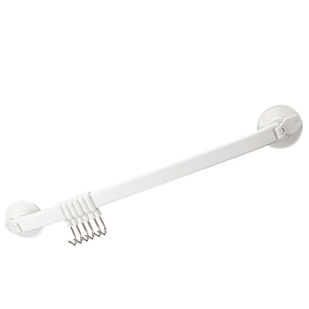 

Suction Hangers Strong Cup Flat Corner Can Be Installed Kitchen Bathroom Storage Multi-hook Hanging Rack Short Style (5 Hooks)