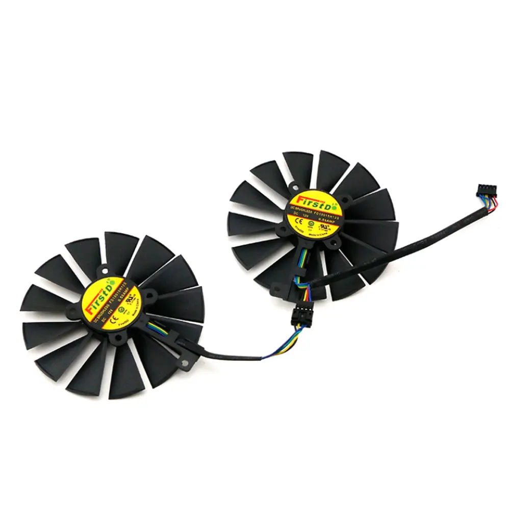 1SET 95MM 5PIN FD10015H12S STRIX-GTX 970 GPU Fan,For ASUS STRIX-GTX 980、GTX 970、GTX 780、GTX 780TI、R9 380 Video card cooling fan