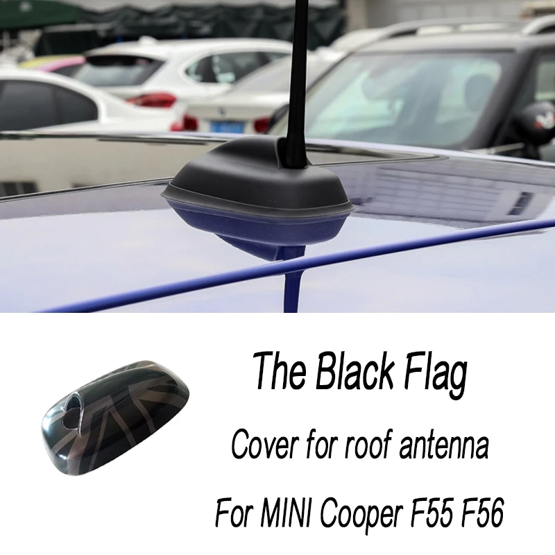 Die schwarze Flagge Auto Türgriff Abdeckung Aufkleber für Bmw Mini Cooper S  Jcw F55 F60 Countryman F54 Clubman