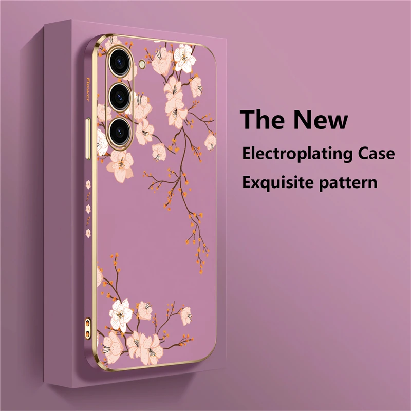 Luxury Plating Silicone Shockproof Phone Case – Soft, Stylish, and Durable Cover