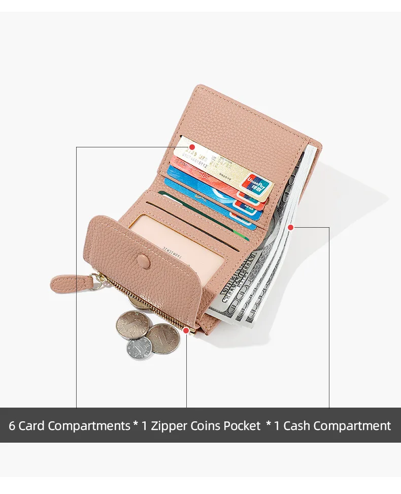 YOJESSY Women Wallet Female Clutch Lady Purse Coin Pocket Card Holder Ladies Purse