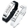 &TEAM KPOP Stainless Steel Silicone Wristband Concert Support Bracelet Fan Gift Merchandise 1