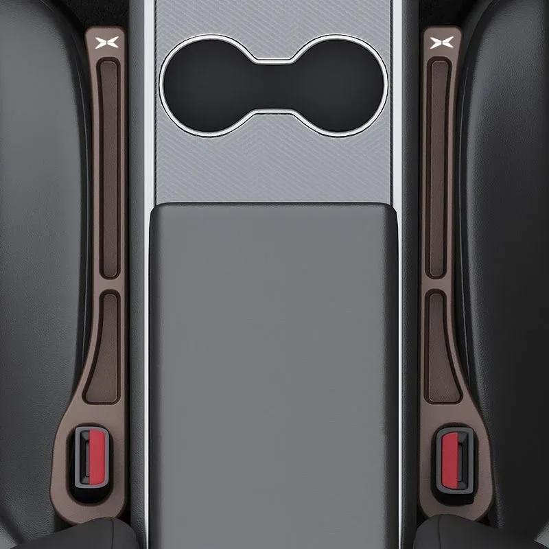2Pcs Car Seat Gap Filler Leather Leak-proof Plug Strip For Xpeng P7 G3 G3i G9 P3 P5 X2 N5 F30 H93