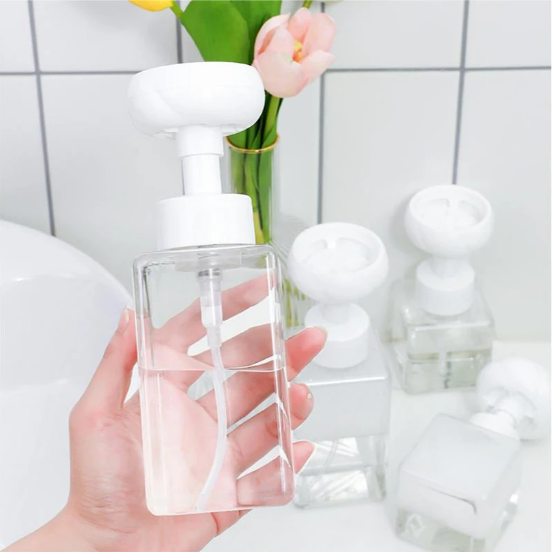 Flower Soap Dispenser Foam Pump Bottle 1pc Kitchen Plastic Refillable Containers for Cosmetic Facial Cleanser Shampoo Shower soap dispenser refillable bottle shampoo dispenser soap dispenser bottle foaming soap dispenser refillable plastic bottles foam pump bottle plastic lotion bottle