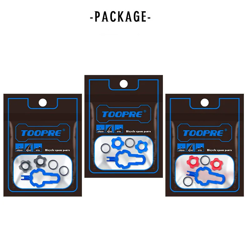 TOOPRE Fahrrad Tubeless Presta Ventil Schrader Ventil Umwandlung Mutter Adapter Ventil Felge Umwandlung Mutter mit Installation Schlüssel – Detail 8