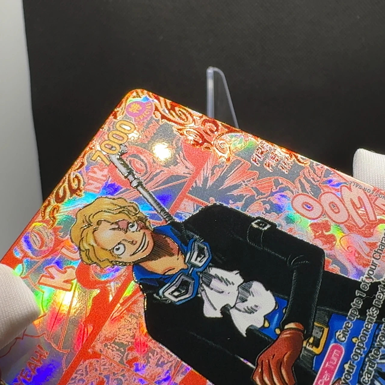 One Piece TCG OPCG Englische Leader-Karte OP13 Rote Manga-Karte Luffy Ace Sabo OP13-118 OP13-119 OP13-120 Texturierte Folien-Proxy-Karte – Detail 12