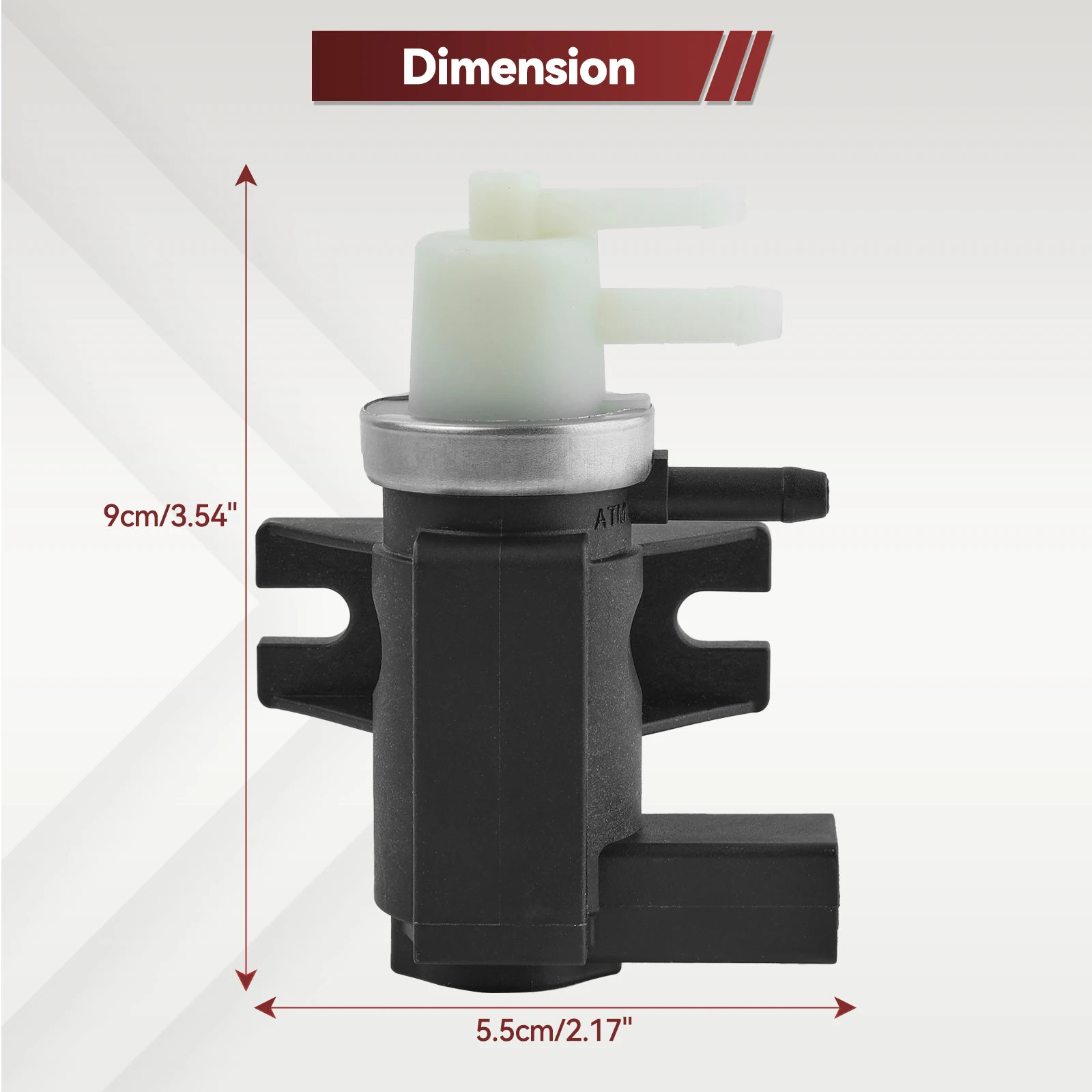 Car Vacuum Pressure Valve N75 TDI Audi A3 A4 Volkswagen Passat Polo Golf Beetle Jetta 2.0 Skoda Seat 1K0906627A 1K0906627B