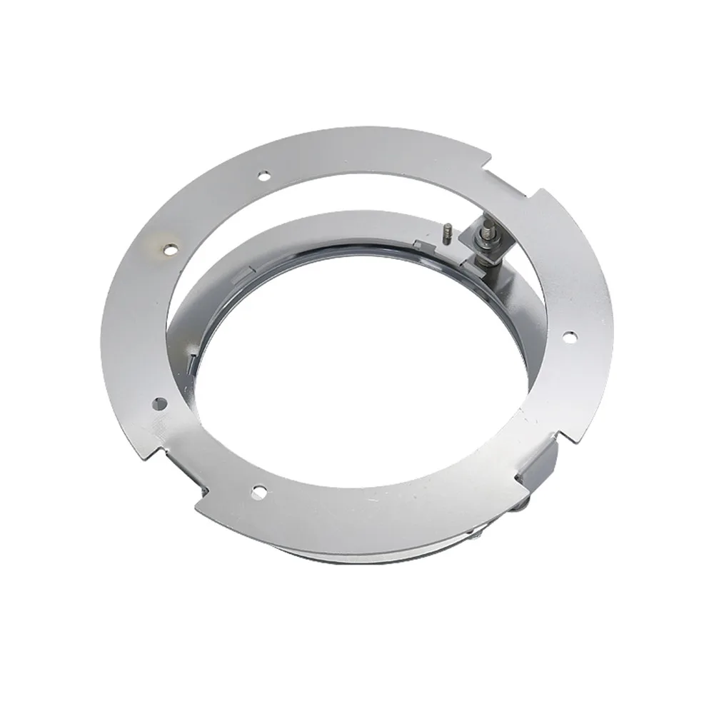 Universal Round 5 3/4" 5.75 Inch Motorcycle LED Headlight Mounting Bracket Black/Silver Motor Headlamp Mount Brackets Ring