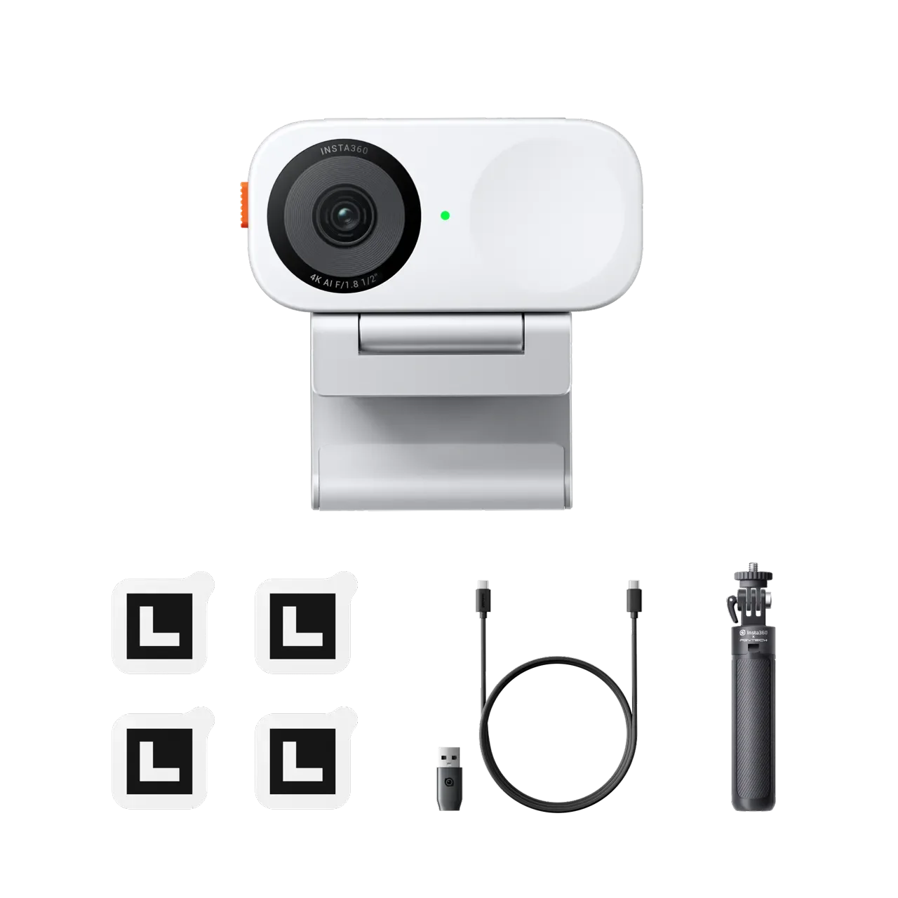 thumbnail image 1 of Cámara web Insta360 Link 2, seguimiento AI, Control de gestos con micrófonos con cancelación de ruido, cámara para juego de teleconferencia Link2, 1 of 4