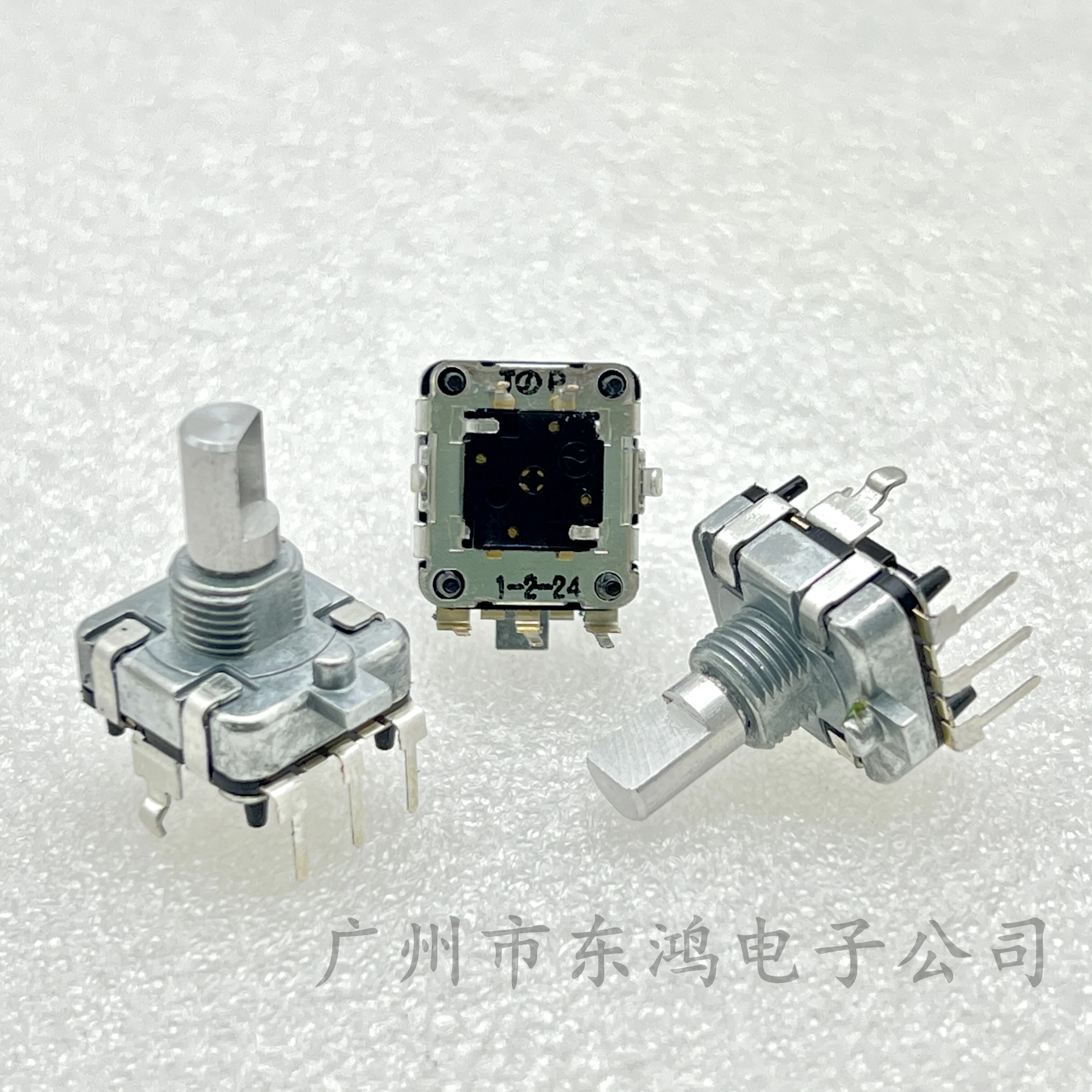 1 PCS Japanese REB16(9X5)PVBS15F EC16 Encoder 1-2-24 24 Positioning Shaft Length 15mm with Switch