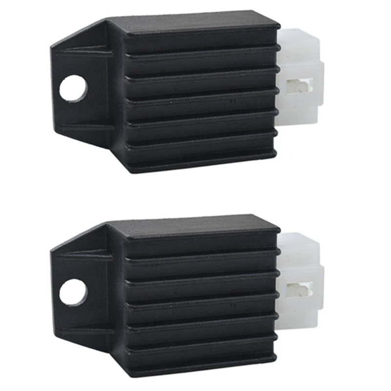 Regolatore Raddrizzatore 2X 12V 4 Pin Per 50Cc 90Cc 110Cc 125Cc Pit Quad Dirt Bike Atv Buggy