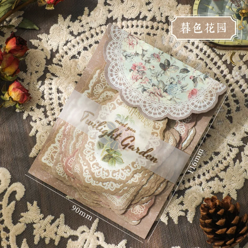Maxleaf Vintage-Spitzenpapier – 80 Stück, 4 Designs, Ausgehöhlte Bordüren, Für Scrapbooking, Karten & Basteln