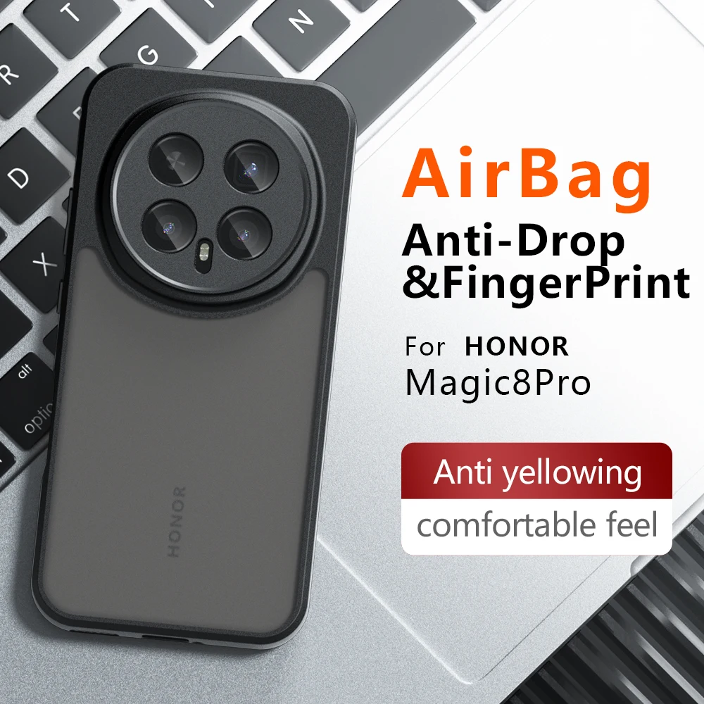 Premium Airbag Super Protection Soft Clear Matte Back Cover