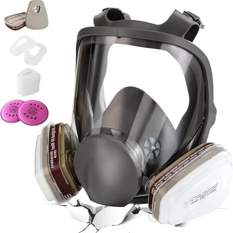 Full Face 6800 Gas Mask Spray Protective Mask Industrial Gas Respirator New Type Formaldehyde Protection Gas Mask