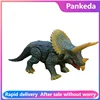 Remote Control Dinosaur Toy Simulation Electric Walking Triceratops Toy Glowing Eyes Open Mouth Roaring RC Jurassic Dinosaur Toy 1