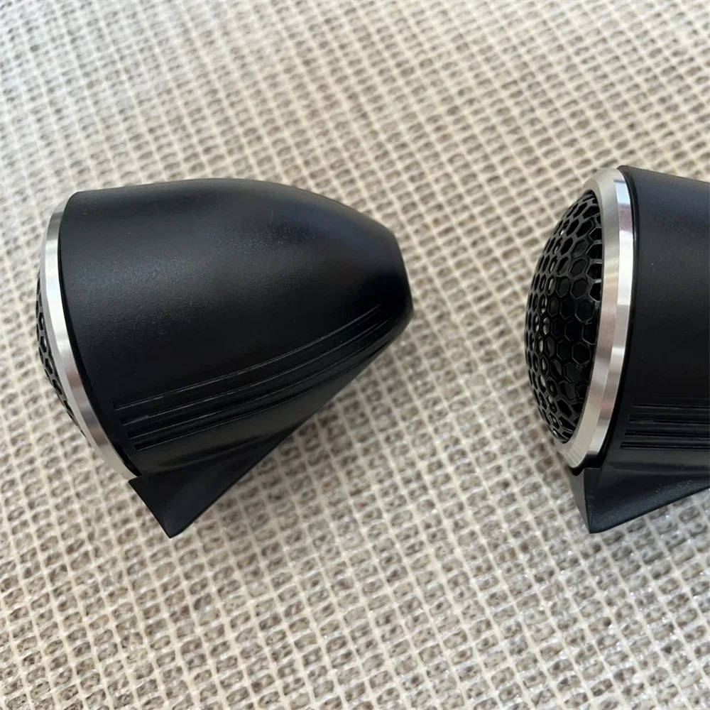 Dome Tweeter Speakers Automobile Plastic Shell Bracket 25mm Silk Film Tweeter Car Audio Modification Car 100W Speaker Set with Capacitor