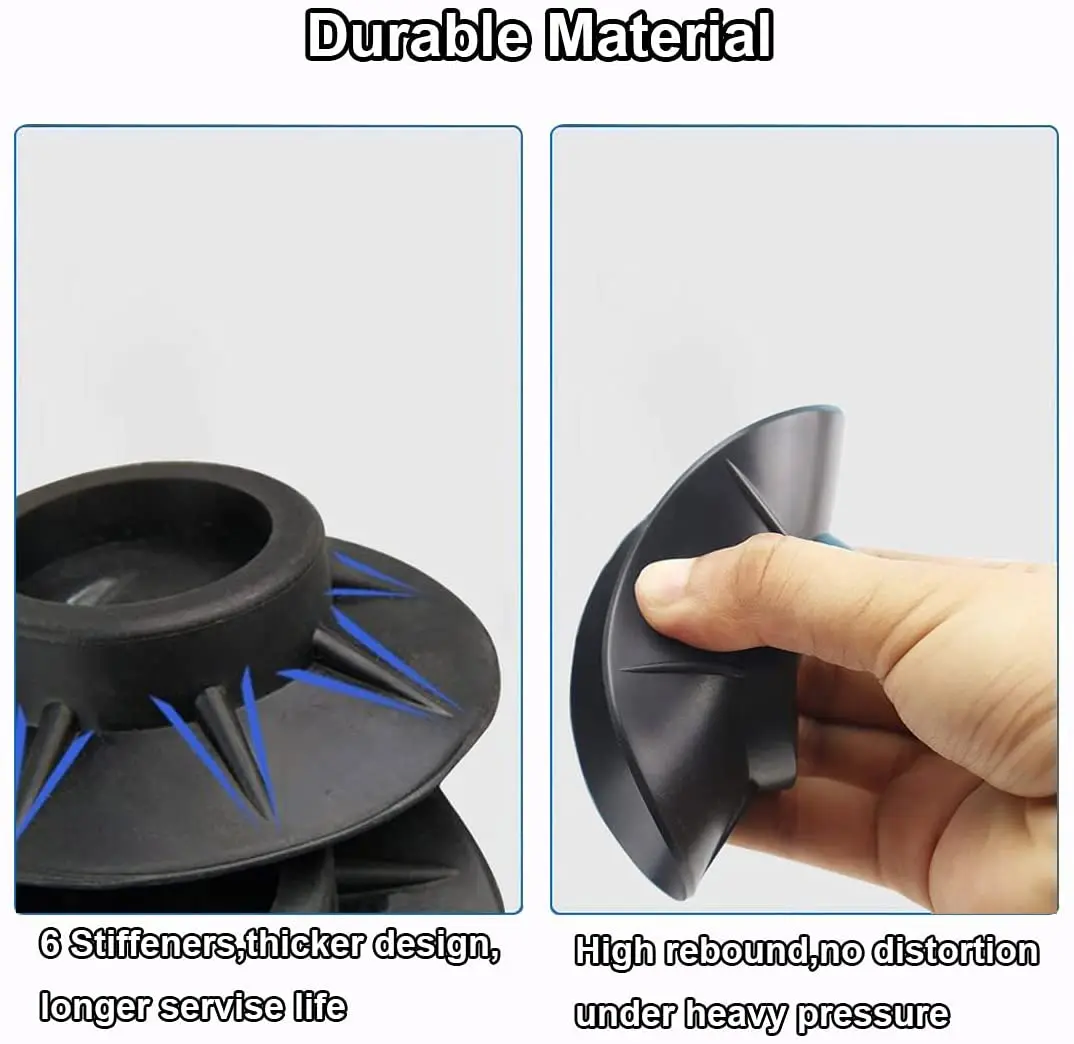 4Pcs Washing Machine Feet Pads Floor Mat Rubber No-slip Shockproof Refrigerator Office Chair Furniture Protector Roller Feet Mat