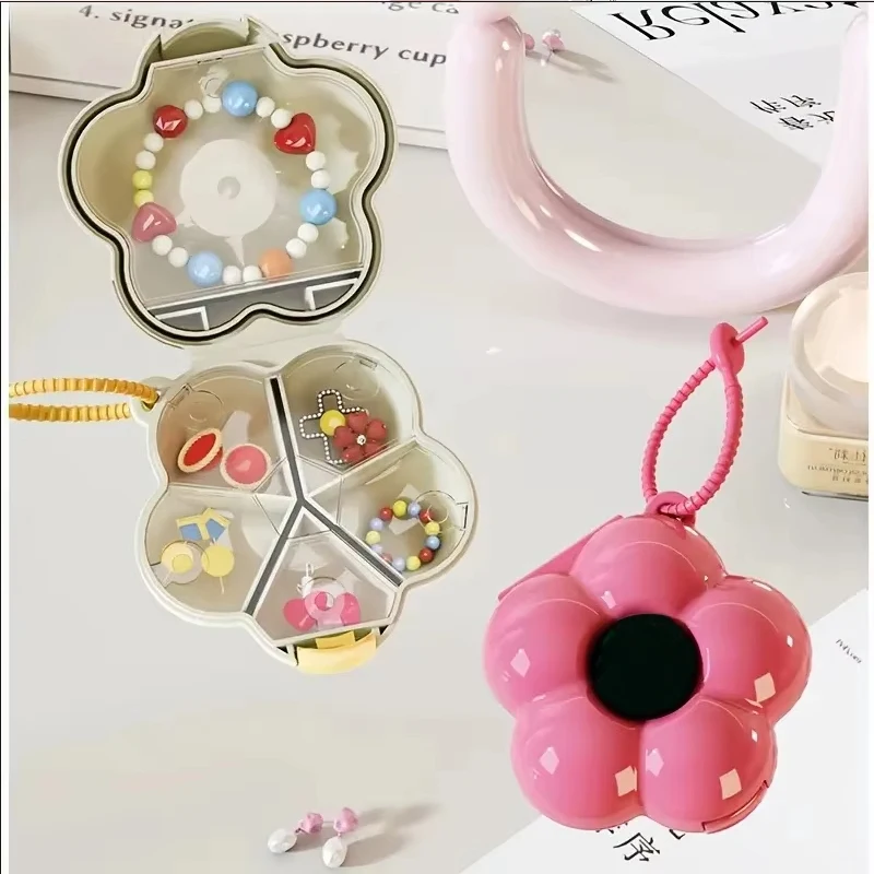 Flower Storage Box Pendant Portable And Medicine Case Multifunctional Excellent Sealing Performance Travel Multipurpose Pill Box