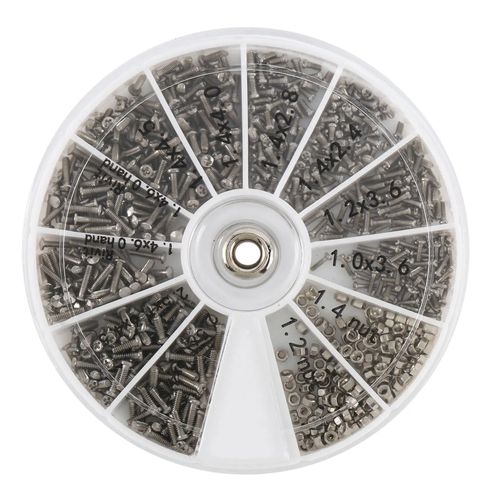 

Набор винтов из нержавеющей стали для ПК, очков, мобильных телефонов, 1000 шт.