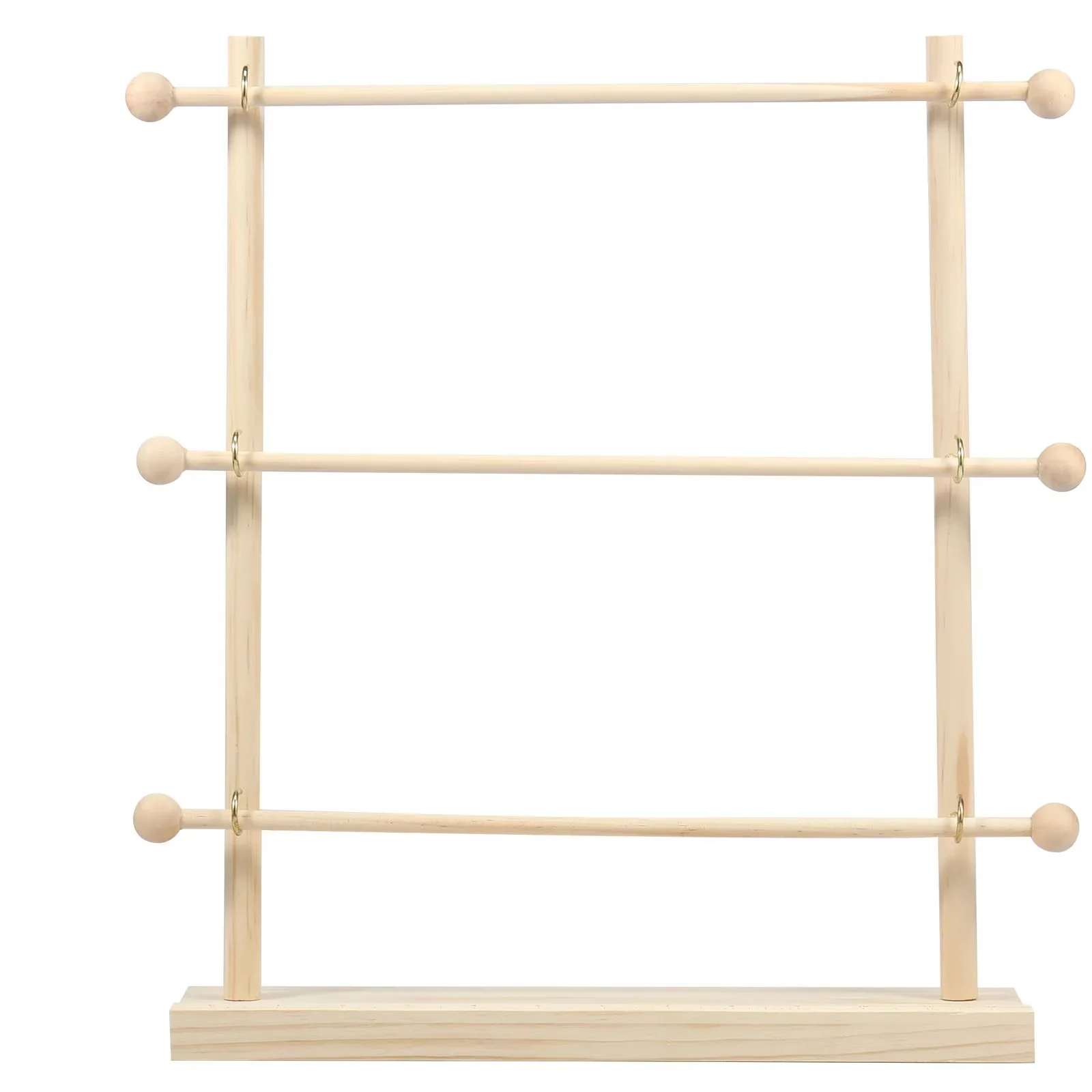 Ribbon Organizer Wooden Ribbon Holder Organizer Rack Smooth Surface Rack Holder Craft Spool