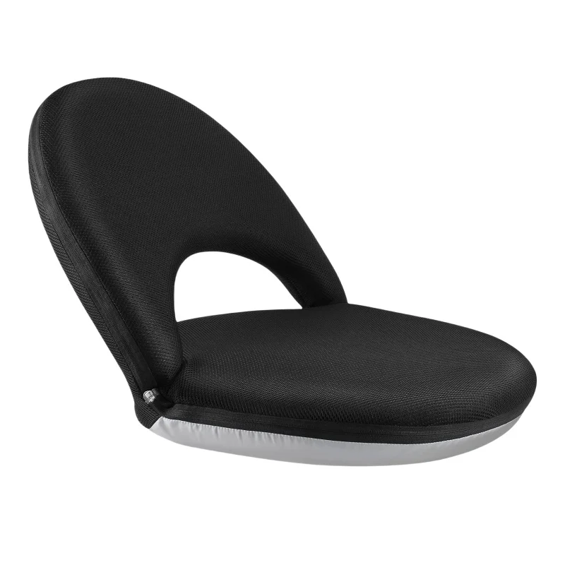Floor Chair 14-Position Adjustable Floor Seating for Kids Adults with Back Support Folding Seat Cushioned Recliner