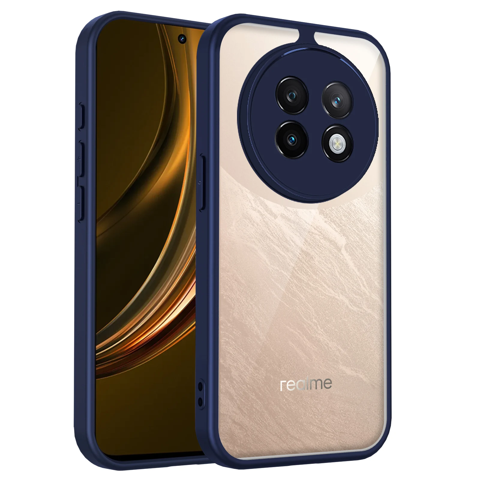 Clear Protective Phone Case with Camera Lens Back Cover