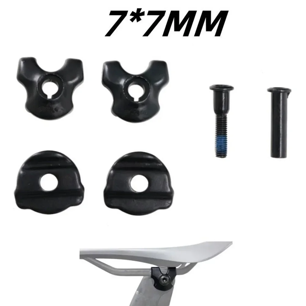 Morsetto reggisella per bici per guide sella in carbonio 7x9
