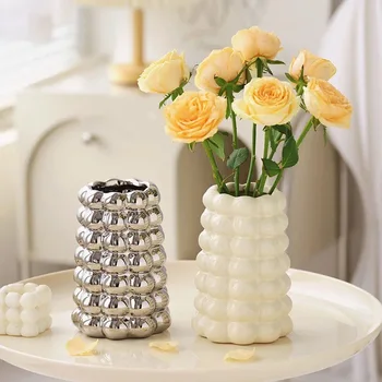 Nordic White Ceramic Vase 1