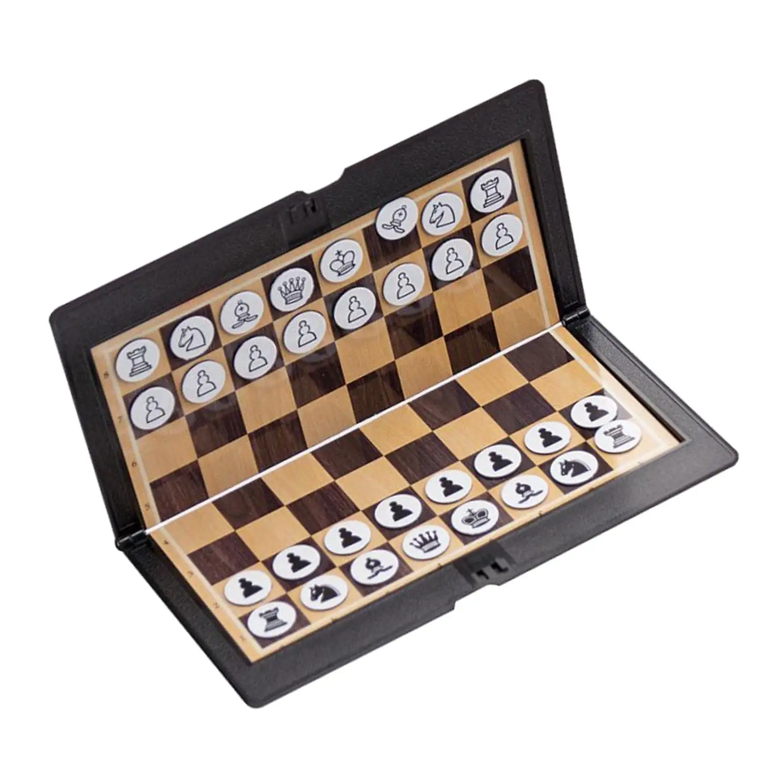 Foldable Chessboard Mini Size Chess Set Travel Portable Wallet Pocket Chess Board  Game Family Game - Chess Games - AliExpress