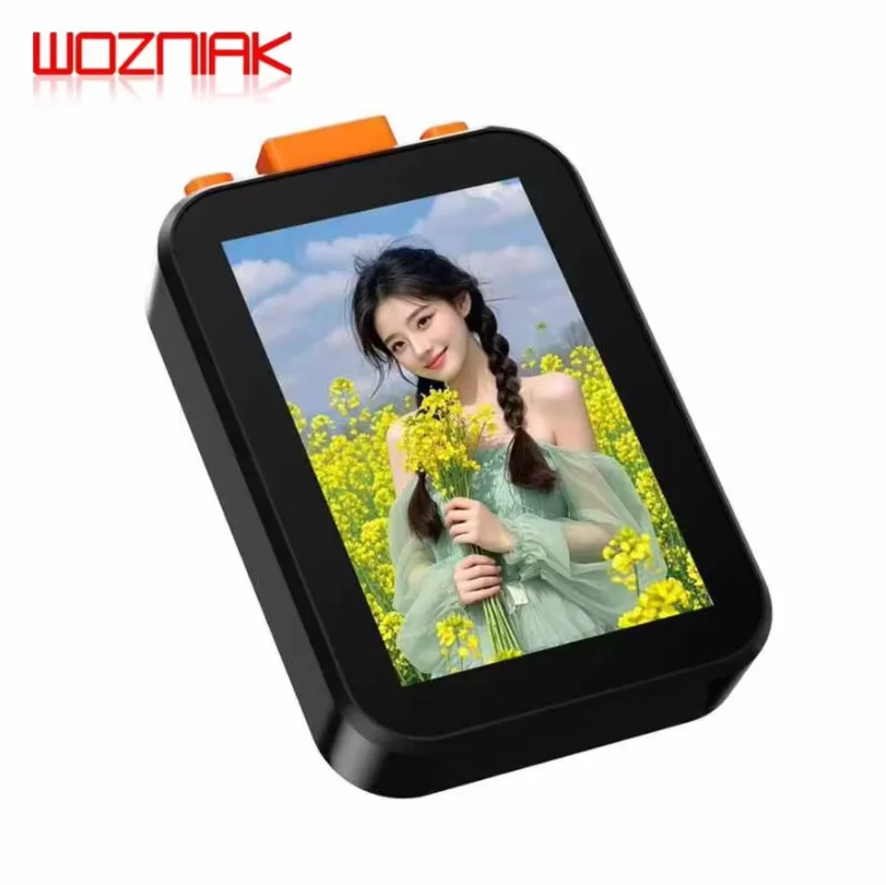 Creative 2-Inch Mobile Screen Mini Selfie Vlog Monitor with Sound and Bluetooth Functionality