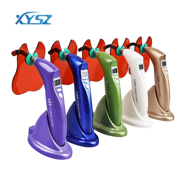5W Dental LED Light Curing 1500mw/c㎡ Dental Led Cure Lamp High Power Blue Lights Intensity Wide Spectrum Wireless Cure Lamp Tool