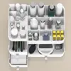 Multi-functional Countertop Storage Box With Drawers Large Capacity Pen Holder And Hair Accessories Desktop Storage Shelf 5