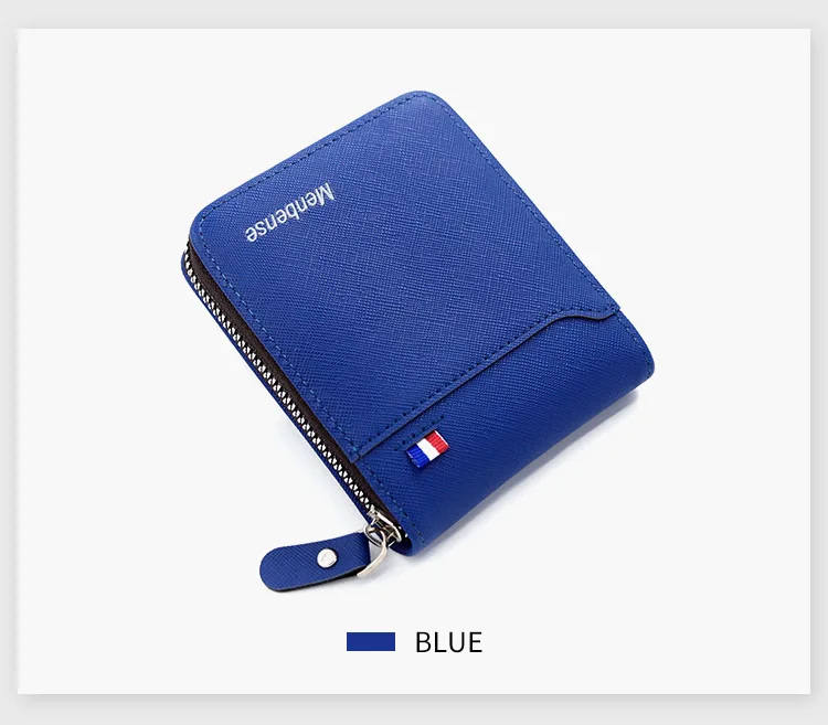 blue men wallet