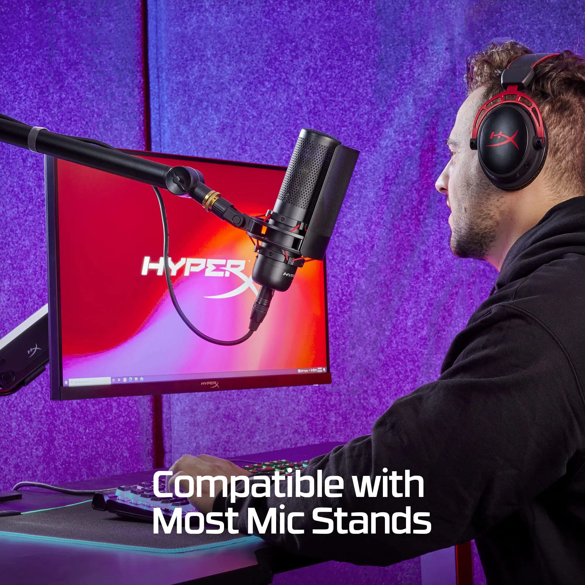 HyperX ProCast Professional grade Microphone Large Diaphragm Condenser Mic XLR Connection original