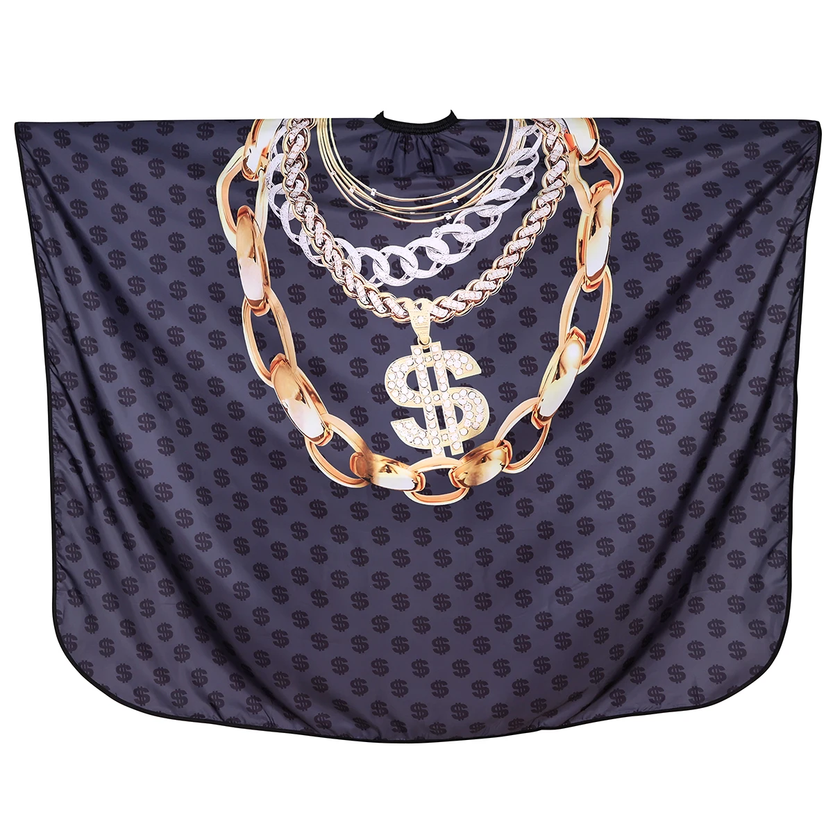 Barbershop Hairdressing Gown Buckle Waterproof Haircut Cloth Barbershop Non-slip Cape Styling Tools