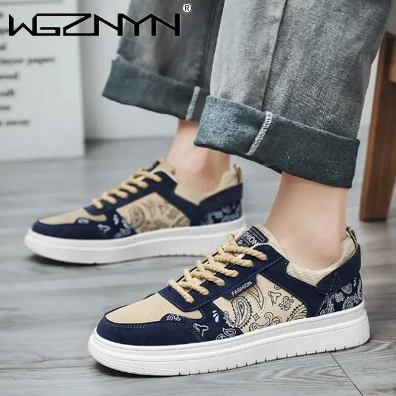 

Casual Sneakers Men Skateboard Shoes Designer Fashion Walking Flats Breathable Sports Shoes New White Vulcanized Shoes Man 2024