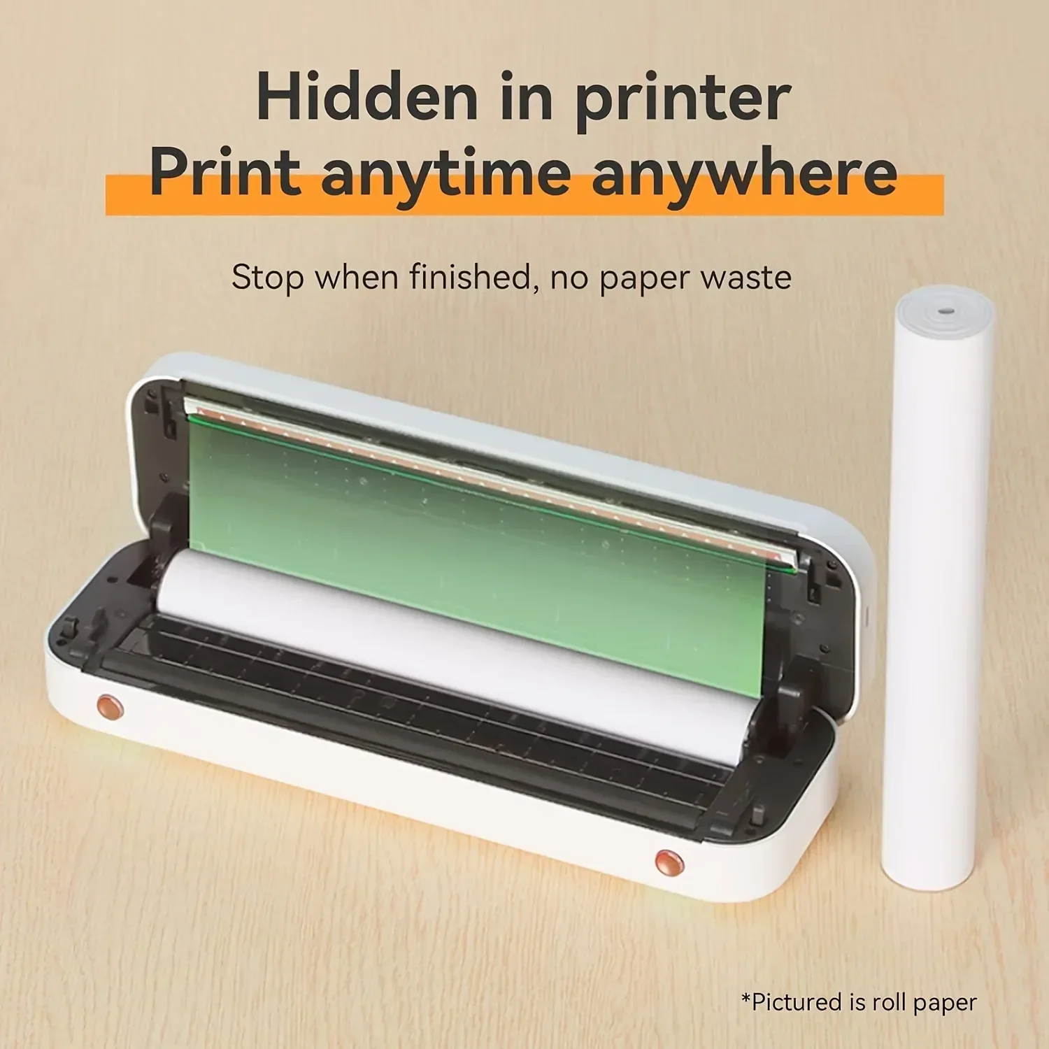 Folded Printing A4 Thermal Printer Paper Roll Printer for A40 Quick Dry Thermal Paper for Photo Picture PDF Print Transfer